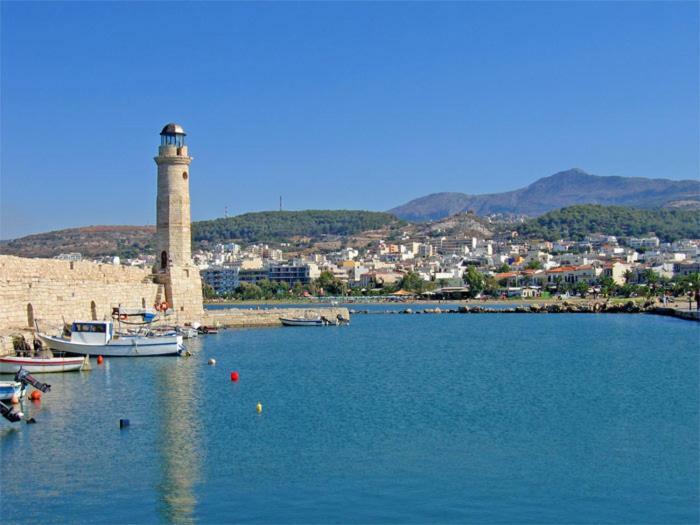 Sea View Cozy Studio Near Center Of Rethymno Town Exterior foto